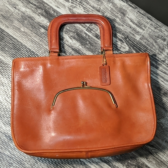 Coach Handbags - Rare Bonnie Cashin Rust Watermelon tote